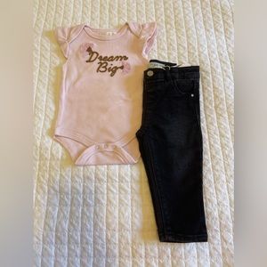 ZARA/ Willow & whimsy CUTE MIXED AND MATCH OUTFIT BRANDS SIZE 6/9M